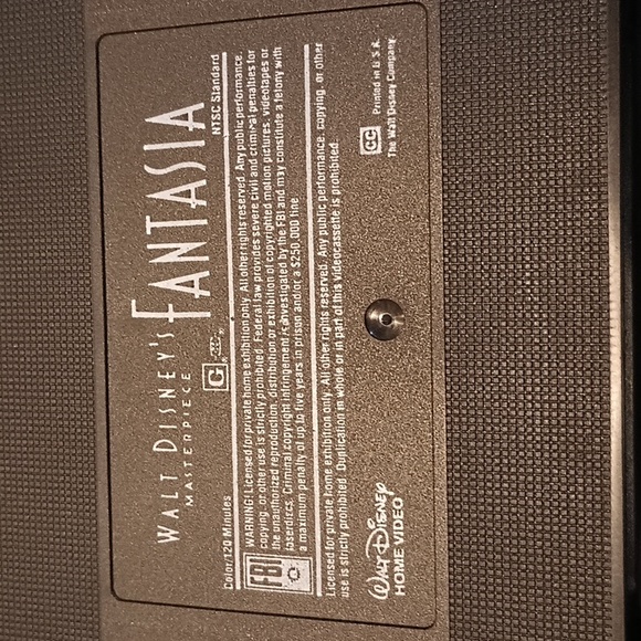 Disney's Masterpiece Fantasia & Fantasia 2000 VHS Excellent Condition - Picture 6 of 12
